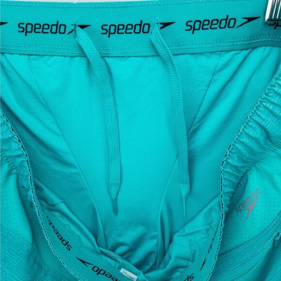 SPEEDO Lined Swim Trunks Lot of 2 Mens Men's XL Blue Green Pockets Drawstring - Picture 12 of 13